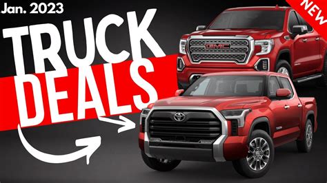 Best Rebates On Trucks Right Now