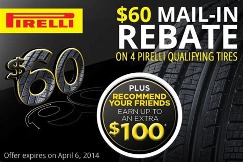 Pirelli P Zero Rebate