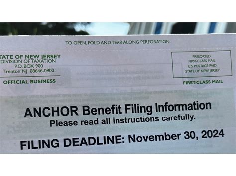 Anchor Rebate Nj Status