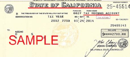 California Tax Rebate Status