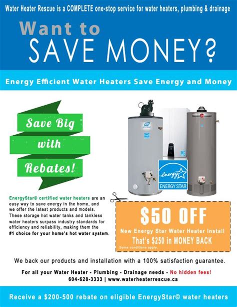 Water Heater Rebates California