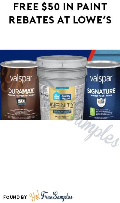 Lowes Mail In Rebate Paint