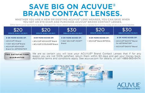 Acuvue Brand Contact Lenses Rebate
