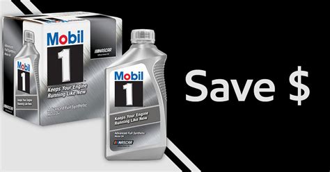 Mobil 1 Oil Rebate