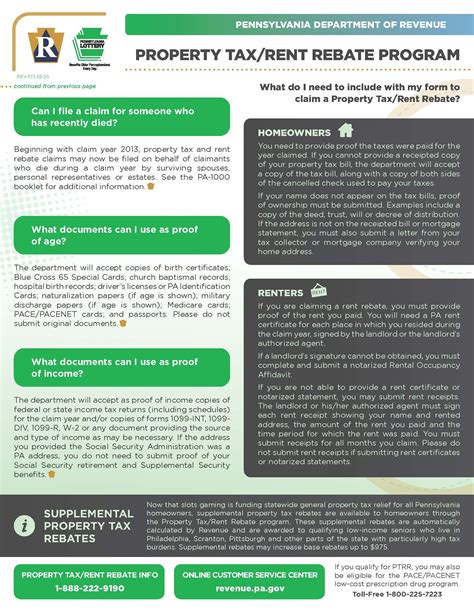 Property Tax And Rent Rebate