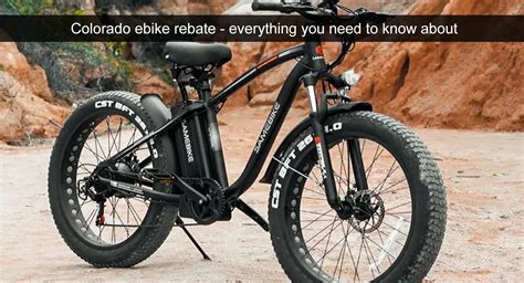 Colorado E-bike Rebate 2025