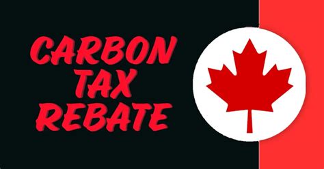 Carbon Tax And Rebate