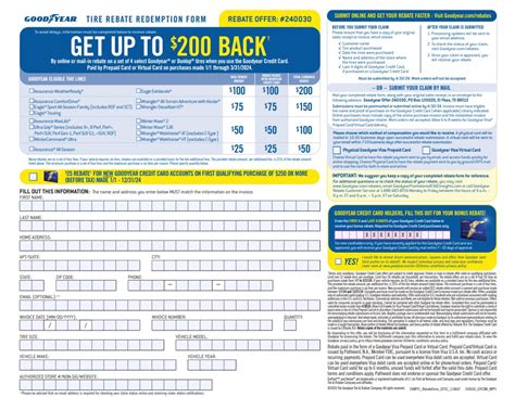 Discount Tire Mail In Rebate