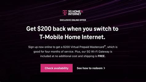 Tmobile Home Internet Rebate