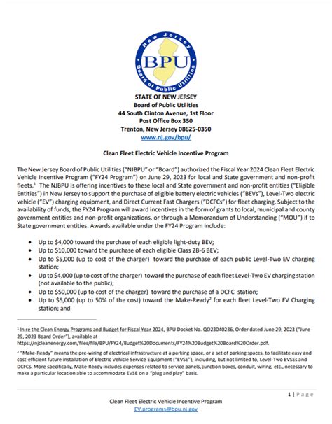 Jcpl Ev Charger Rebate