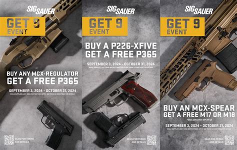 Sig Sauer Rebates And Promotions 2025