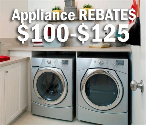 Washer And Dryer Rebates