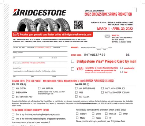 Tire Mail In Rebates