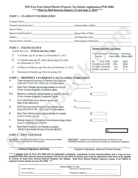 Nj State Property Tax Rebate