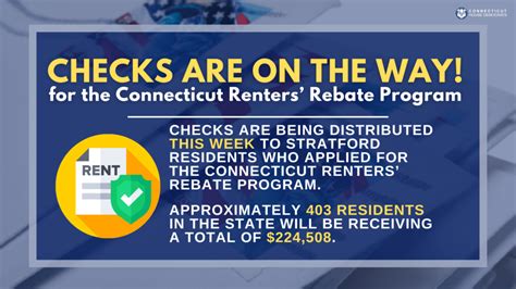 Rent Rebate Checks Being Mailed Ct