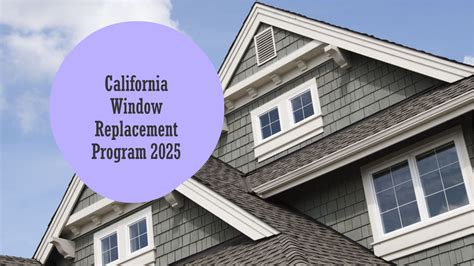 Window Replacement Rebates California