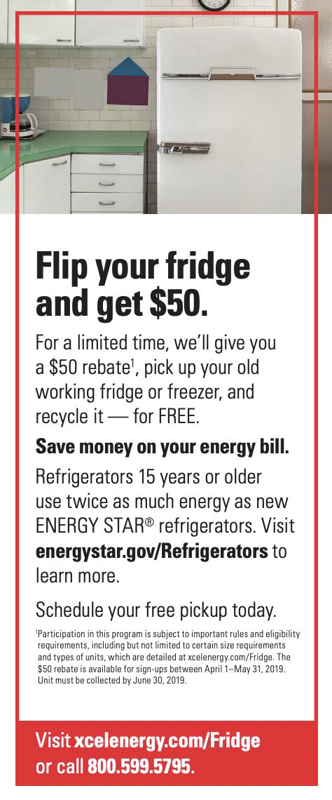 Xcel Energy Refrigerator Rebate