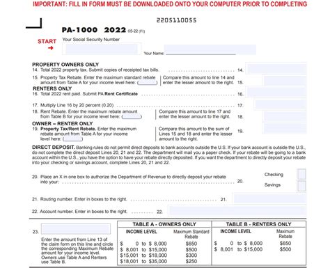Pa State Rent Rebate Status