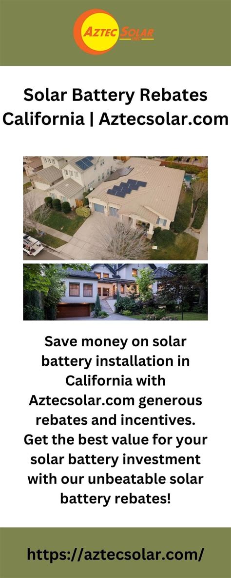 Solar Battery Rebate California
