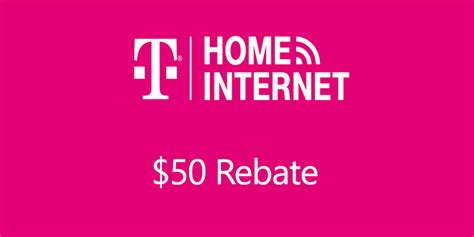 T Mobile Internet Rebate