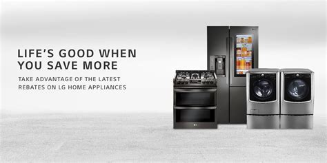 Lg Home Appliance Rebates