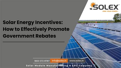 Govt Rebates For Solar Power