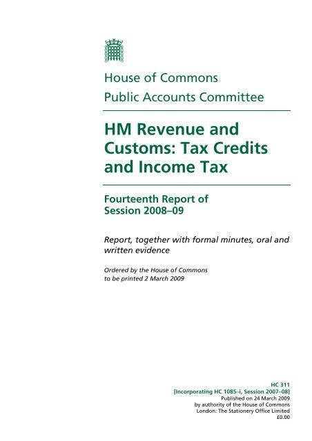 Revenue And Customs Tax Rebate